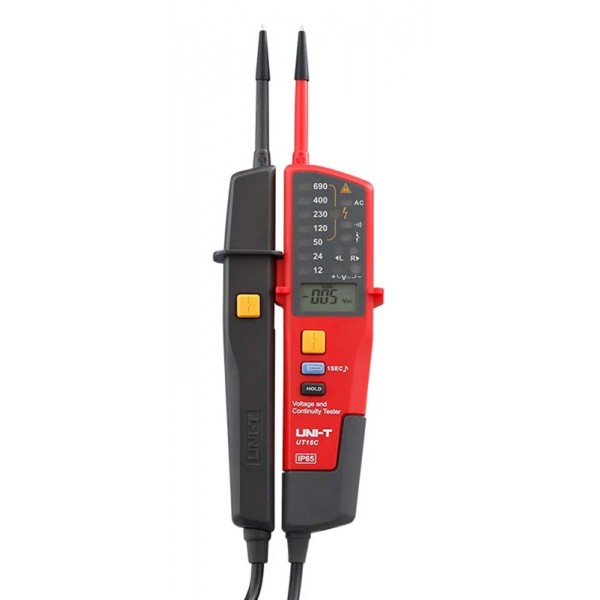 UNI-T μετρητής τάσης AC/DC UT18C, 12V έως 690V, IP65 - Μηχανήματα - Πολύμετρα