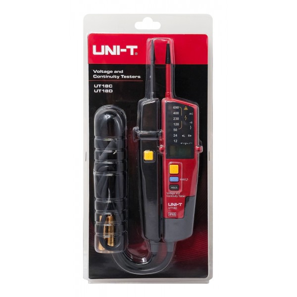 UNI-T μετρητής τάσης AC/DC UT18C, 12V έως 690V, IP65
