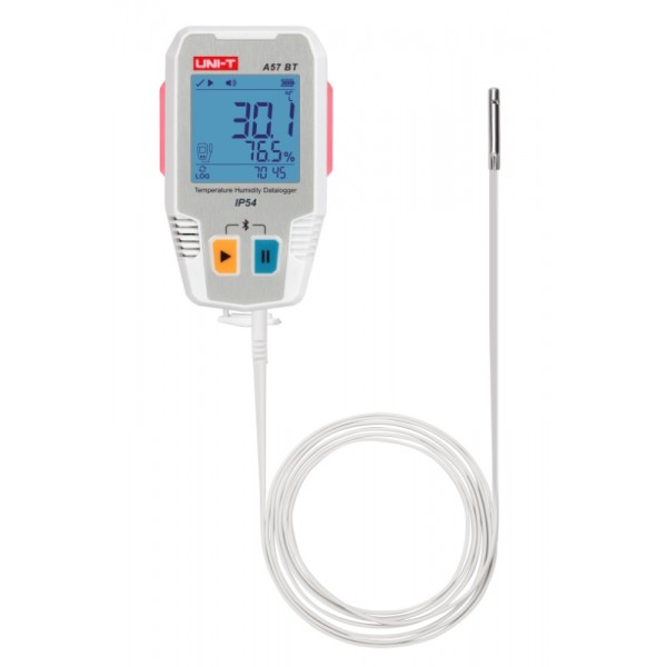 UNI-T ψηφιακό θερμόμετρο & υγρασιόμετρο A57 BT, -40~85 °C, Bluetooth, IP54 - Μηχανήματα - Πολύμετρα