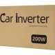 POWERTECH inverter αυτοκινήτου PTL-023, 200W, 12V DC σε 220V AC, με USB-C/3x USB
