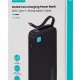 USAMS power bank CD224 με καλώδιο USB-C, 2x θύρες εξόδου, 10000mAh, 20W, μαύρο