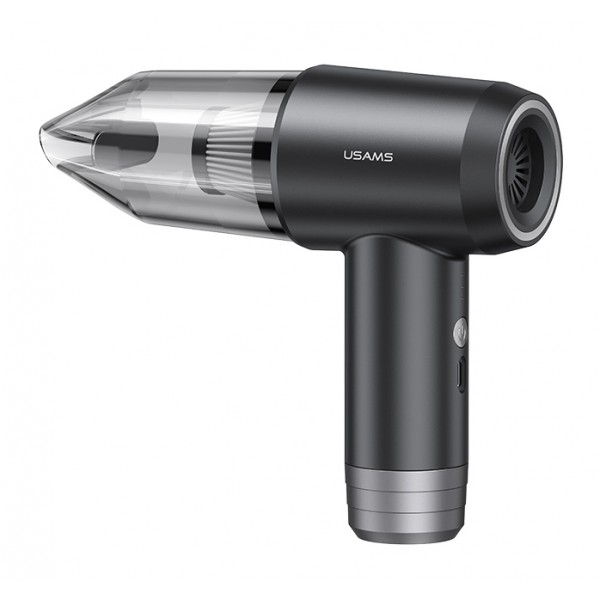 USAMS 2 σε 1 σκουπάκι χειρός & air duster ZB291, 60W, 4000mAh, μαύρο - Μηχανήματα - Πολύμετρα