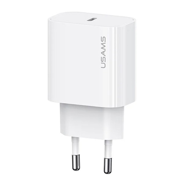 USAMS φορτιστής τοίχου CC226, USB-C, 20W, λευκός - Mobile