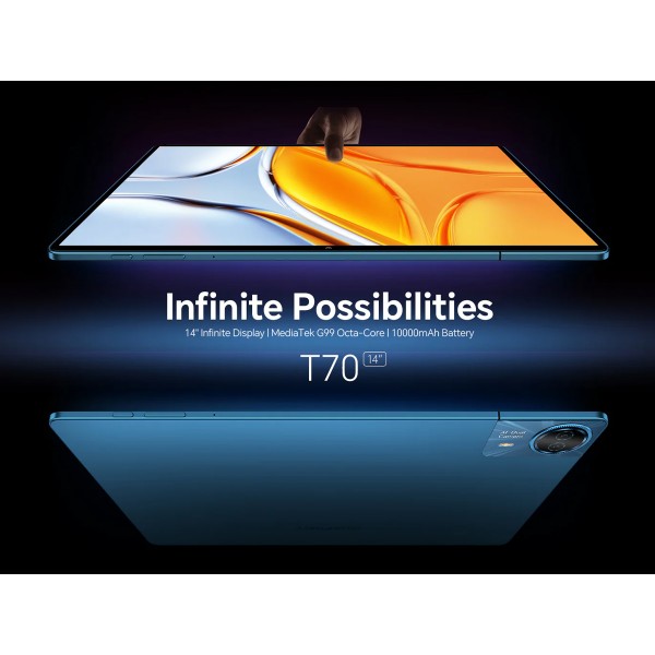 TECLAST tablet T70, 14", 8/256GB, 4G, Android 14, 10000mAh, μπλε - TECLAST