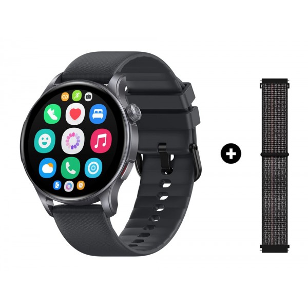 ZEBLAZE smartwatch Btalk 3 GPS, heart rate, 1.43" AMOLED, GPS, 3 ATM, γκρι - Smartwatches