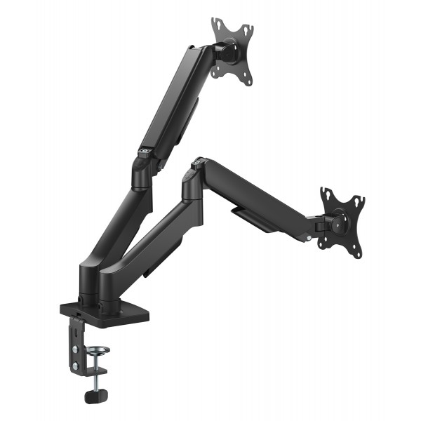 POWERTECH βάση γραφείου για 2x οθόνες PT-1425, 17-32", έως 9kg