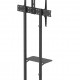 BRATECK βάση τηλεόρασης δαπέδου T1042T, 37-70", έως 45kg, με ράφια & ροδάκια