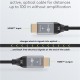GOOBAY καλώδιο HDMI 2.1 76277 με Ethernet, 8K/60Hz, 48 Gbps, 40m, μαύρο