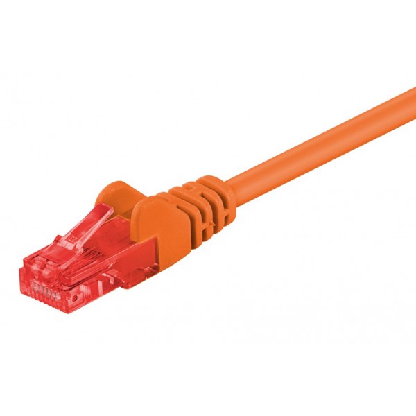 GOOBAY καλώδιο δικτύου 95253, CAT 6 U/UTP, CCA, 250MHz, 0.25m, πορτοκαλί - Δίκτυο