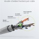 GOOBAY καλώδιο δικτύου 91576, CAT 7 S/FTP, copper, 500MHz, 0.50m, γκρι