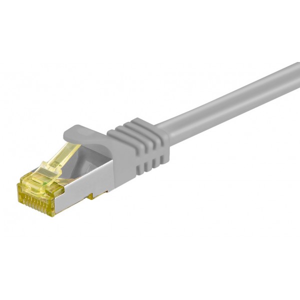 GOOBAY καλώδιο δικτύου 91576, CAT 7 S/FTP, copper, 500MHz, 0.50m, γκρι - Δίκτυο