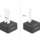 DELOCK docking station για M.2 NVMe SSD 64300, 2 θέσεων, 20Gbps, clone/erase function, μαύρο