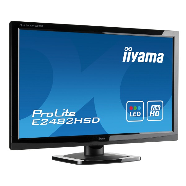 IIYAMA used οθόνη E2482HSD LED, 23.6" 1920x1080, VGA/DVI, Grade B - Used Οθόνες PC