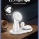 LDNIO ασύρματος φορτιστής WL01 με LED φωτισμό, 3 σε 1, 15W, λευκός