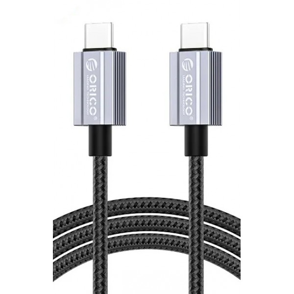 ORICO καλώδιο USB-C GQA60, 60W, 480Mbps, 1m, μαύρο - USB-C (Type-C)