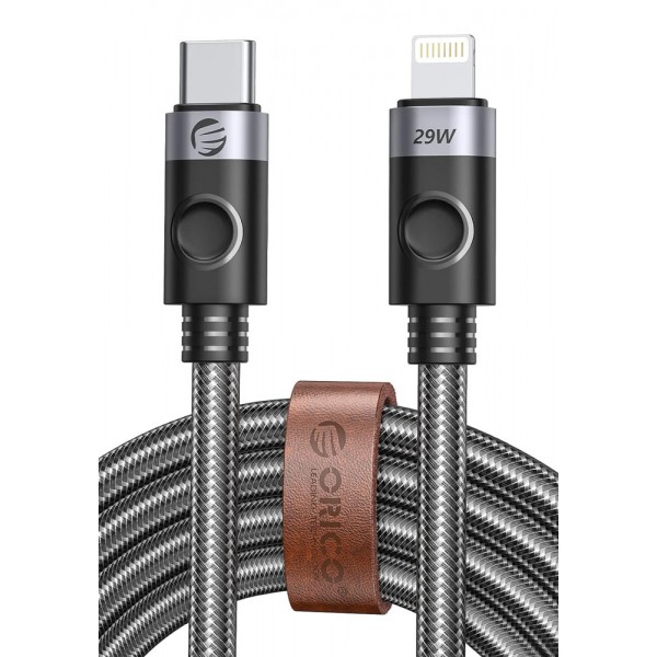 ORICO καλώδιο Lightning σε USB-C C2L, 29W, 480Mbps, 1m, μαύρο - USB-C (Type-C)