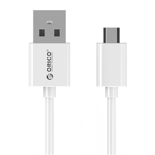 ORICO καλώδιο micro USB σε USB ADC-05, 3A, 480Mbps, 0.5m, λευκό - USB
