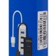 ORICO USB hub TWU32-4A, 4x θυρών, USB 3.0, 5Gbps, USB σύνδεση, έξτρα τροφοδοσία, μαύρο