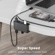 ORICO USB hub MH4PU-P με σφιγκτήρα, 4x θυρών, 5Gbps, USB σύνδεση, μαύρο