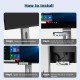 ORICO USB hub MH4PU-P με σφιγκτήρα, 4x θυρών, 5Gbps, USB σύνδεση, μαύρο