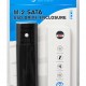 ORICO θήκη για M.2 SATA SSD PWM2, 5Gbps, μαύρη