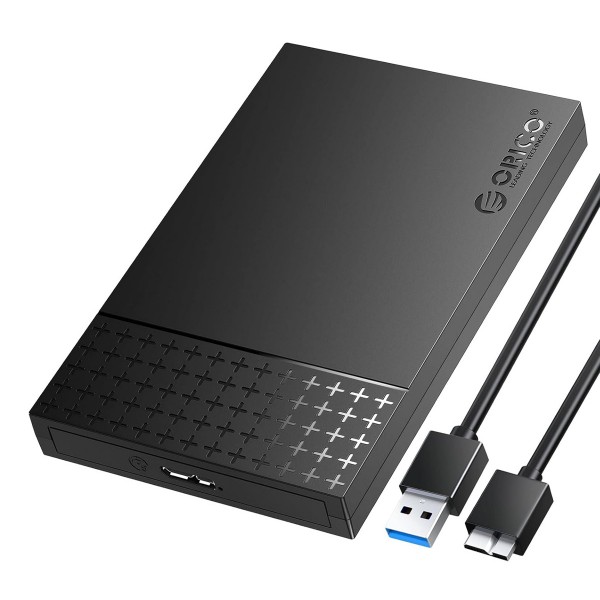 ORICO θήκη για 2.5" SATA HDD/SSD 2526U3-V1, 5Gbps, μαύρη - ORICO