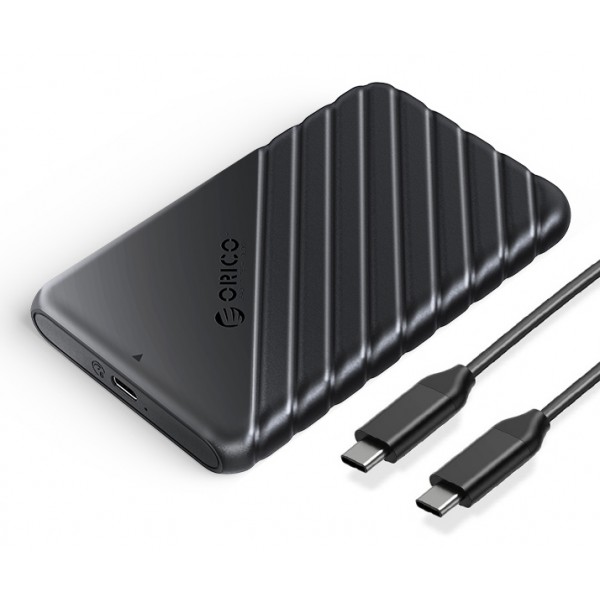 ORICO θήκη για 2.5" SATA HDD/SSD 25PW1C-C3, 5Gbps, μαύρη - ORICO
