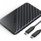 ORICO θήκη για 2.5" SATA HDD/SSD 25PW1C-C3, 5Gbps, μαύρη