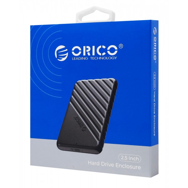 ORICO θήκη για 2.5" SATA HDD/SSD 25PW1C-C3, 5Gbps, μαύρη
