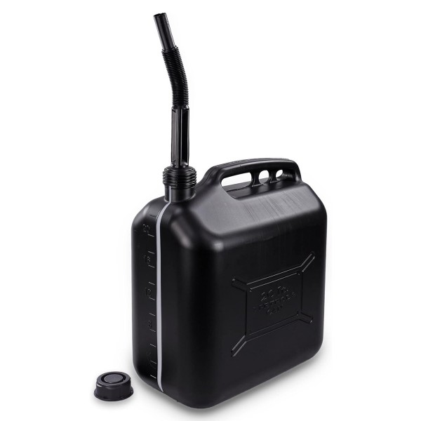 PROPLUS δοχείο καυσίμων 530047 με σπιράλ, πλαστικό, 20lt, μαύρο - Σπίτι & Gadgets