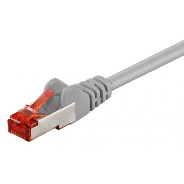 GOOBAY καλώδιο δικτύου 50885, CAT 6 S/FTP, copper, 250MHz, 0.5m, γκρι - Δίκτυο