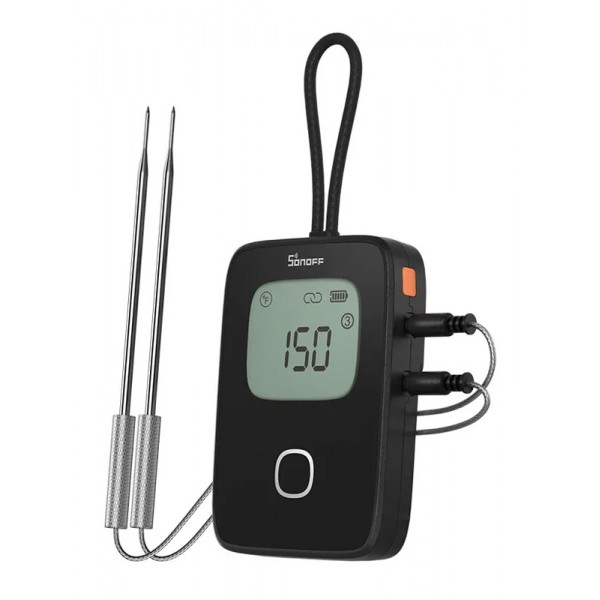 SONOFF smart θερμόμετρο barbeque BMT01 με 2x αισθητήρες, έως 300 °C, μαύρο - Συσκευές Ψησίματος-Μαγειρέματος