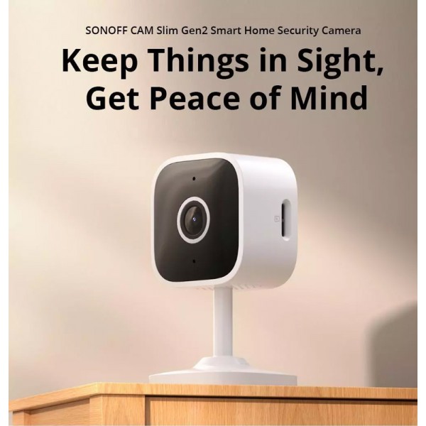 SONOFF smart κάμερα CAM-S2, 2MP, WiFi, SD - Smart Κάμερες