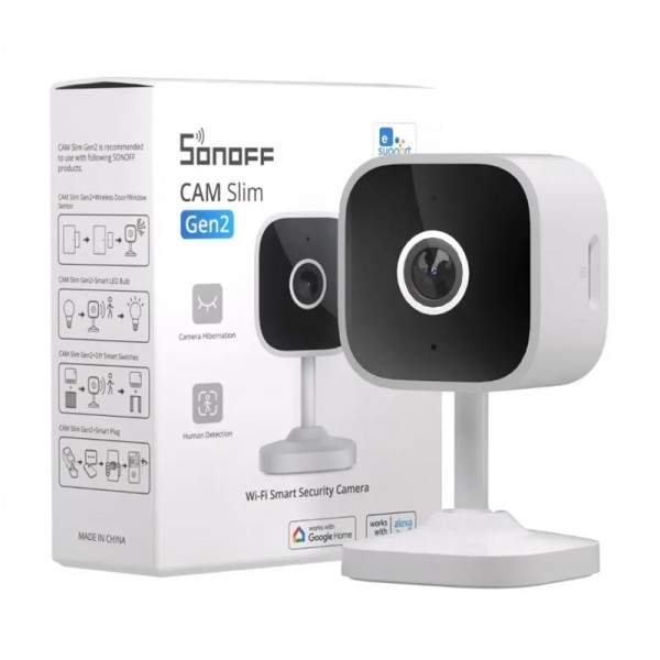 SONOFF smart κάμερα CAM-S2, 2MP, WiFi, SD