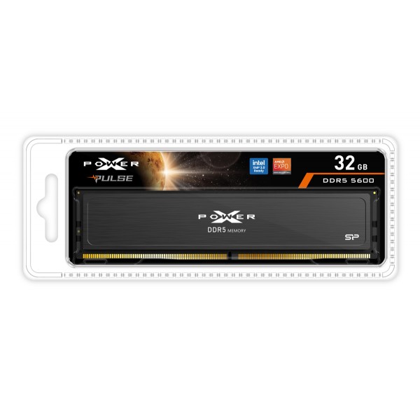 SILICON POWER μνήμη DDR5 UDIMM XPOWER Pulse, 32GB, 5600MHz, CL40 - Μνήμες RAM