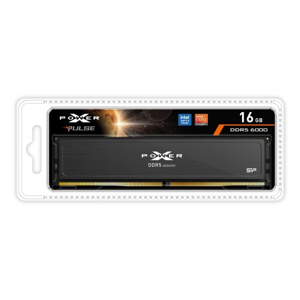 SILICON POWER μνήμη DDR5 UDIMM XPOWER Pulse, 16GB, 6000MHz, CL36 - Μνήμες RAM