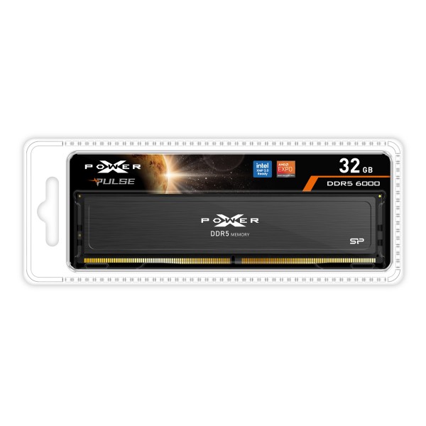 SILICON POWER μνήμη DDR5 UDIMM XPOWER Pulse, 32GB, 6000MHz, CL38 - Μνήμες RAM
