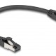 DELOCK καλώδιο δικτύου 80566, CAT 8.1 S/FTP, copper, 2000MHz, 0.25m, μαύρο