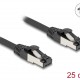 DELOCK καλώδιο δικτύου 80566, CAT 8.1 S/FTP, copper, 2000MHz, 0.25m, μαύρο