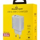 POWERTECH φορτιστής τοίχου PT-1433, USB/USB-C, 30W, GaN, λευκός