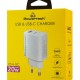 POWERTECH φορτιστής τοίχου PT-1437, USB/USB-C, 20W, GaN, λευκός
