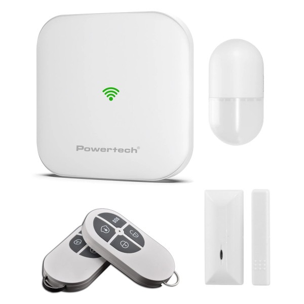 POWERTECH ασύρματο σύστημα συναγερμού PT-1418, WiFi, 4G - Κεντρικοί Πίνακες