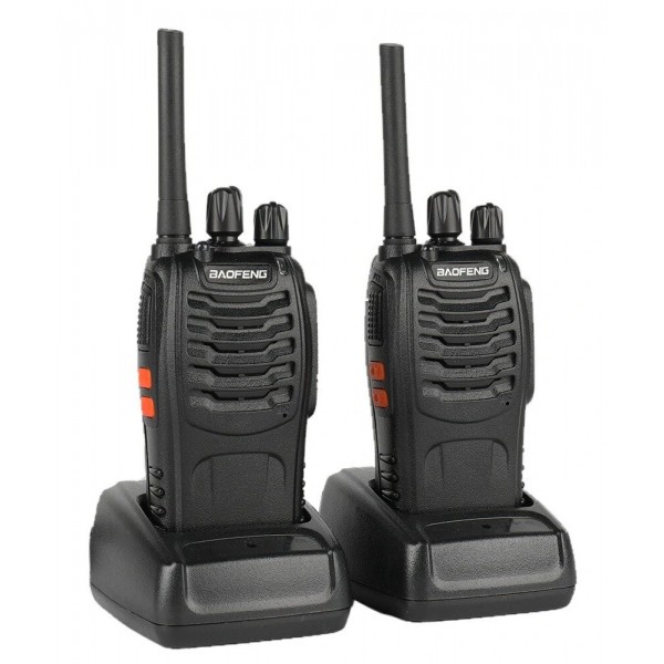 BAOFENG σετ ασύρματοι πομποδέκτες BF-88E, PMR, 0.5W, μαύρο, 2τμχ