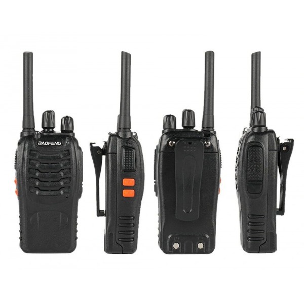 BAOFENG σετ ασύρματοι πομποδέκτες BF-88E, PMR, 0.5W, μαύρο, 2τμχ