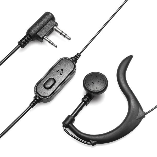 BAOFENG ακουστικό για πομποδέκτη BFG-EARPHONE, 2 pin, push to talk, 1.1m, μαύρο - Σύγκριση Προϊόντων