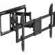 POWERTECH επιτοίχια βάση τηλεόρασης PT-1423, 37-90", 75kg, heavy duty, full motion