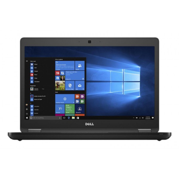 DELL Laptop Latitude 5491, Factory Refurbished Grade A, i5-8400H, 8/500GB HDD, 14", Cam, Intel Integrated Graphics, Windows 10 Pro - Refurbished Laptops