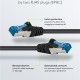 GOOBAY καλώδιο δικτύου 95607, CAT 6A S/FTP, 500MHz, Copper, 1.5m, μαύρο