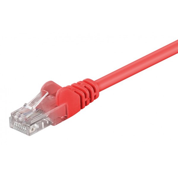 GOOBAY καλώδιο δικτύου 68379, CAT 5e U/UTP, CCA, 5m, κόκκινο - GOOBAY