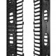 POWERTECH cable managment για rack NETW-0006, 23 θέσεων, πλαστικό, 2τμχ